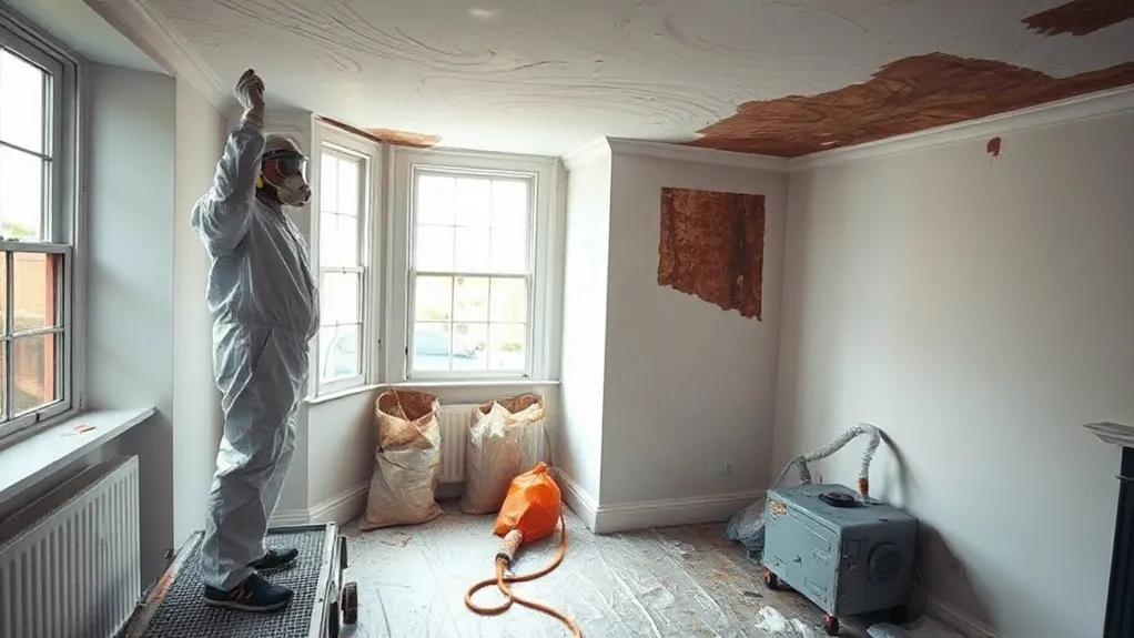 Asbestos Artex Removal in Raynes Park — HSE-licensed specialists