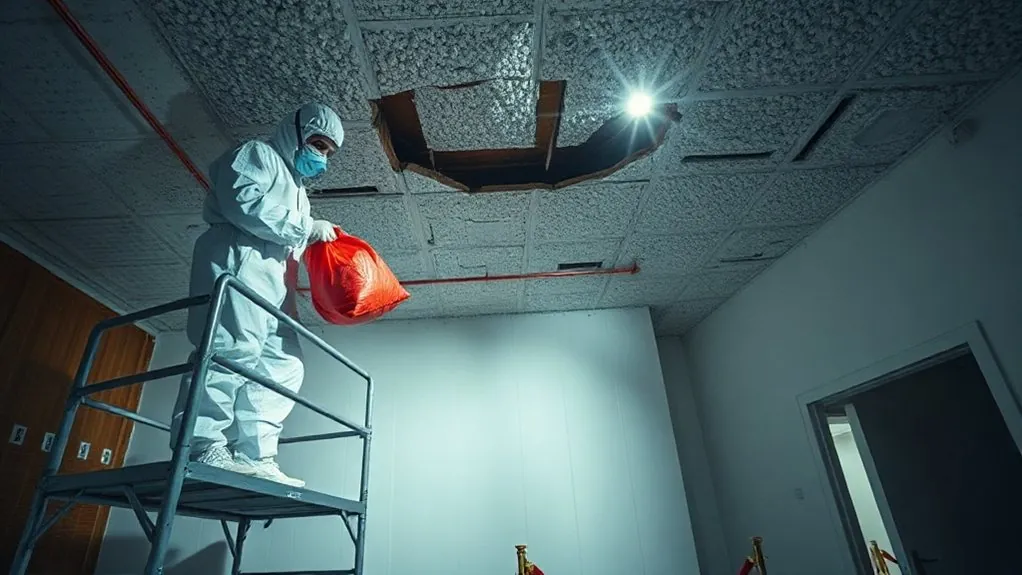 Asbestos Ceiling Removal in Raynes Park — HSE-licensed specialists